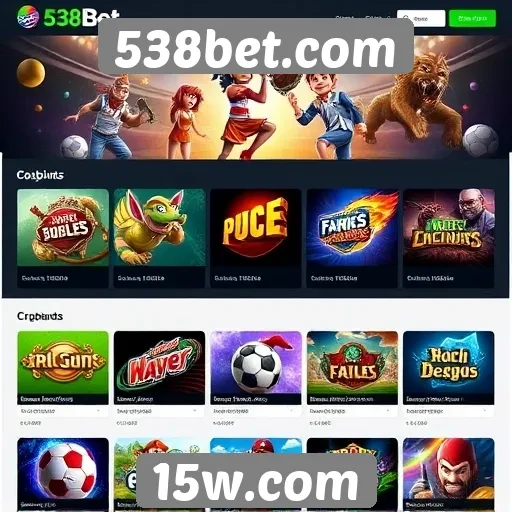 Exploração da variedade de jogos disponíveis no 538bet