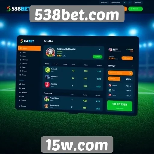 Análise da interface do usuário do site 538bet
